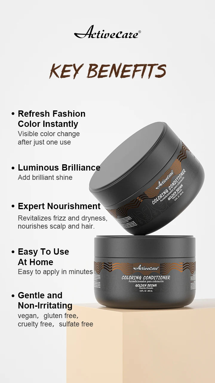 hair coloring Conditioner-Semi Permanent Hair Color dye conditioner&color refresher Natural & Color-Treated Hair, Moisturizing