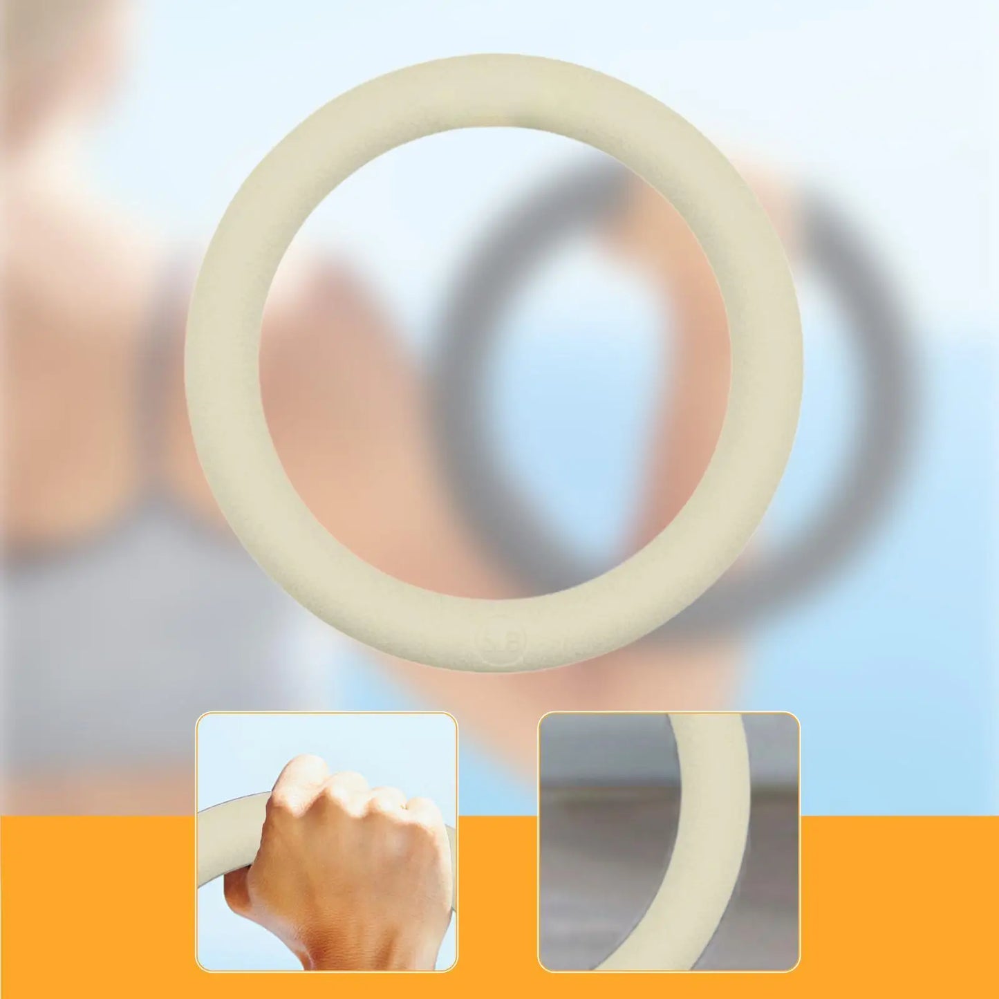 Weight Ring for Indoor and Outdoor Workout Equipment Kettlebell Weighted Circle 5lb for Yoga Exercise Pilates Strength Training