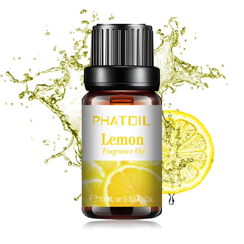 PHATOIL 10ml Strawberry Fragrance Oil Fruit Perfume Making Coconut Tangerine Mango Passion Fruit Watermelon Lemon Fig Aroma Oil