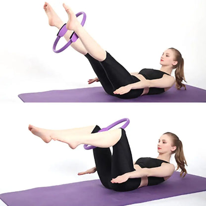 38cm Women Lose Weight Workout Sports Keep Fit Equipment Home Workout Pilates Ring Magic Circle Fitness Circles Yoga Circles