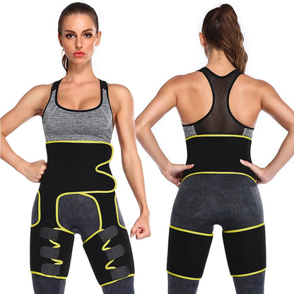 Waist Trainer for Women,3 In 1 Waist Thigh Trimmer and Weight Loss for Workout,Body Shaper Weight Loss Butt Lifter Waist Trainer