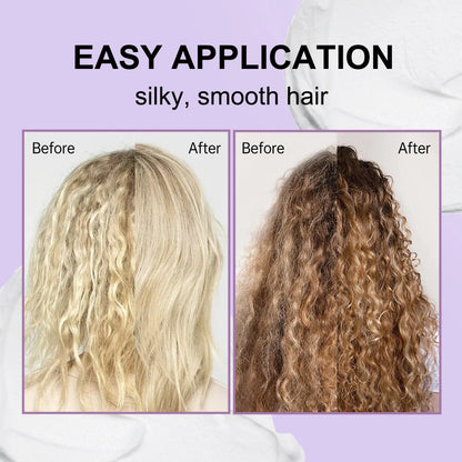 Leave-in Conditioner Coconut Oil Smoothing Spray Anti Frizz Moisturizing Hair Mask Dry Damage Treatment Cream  Hair Care PURC