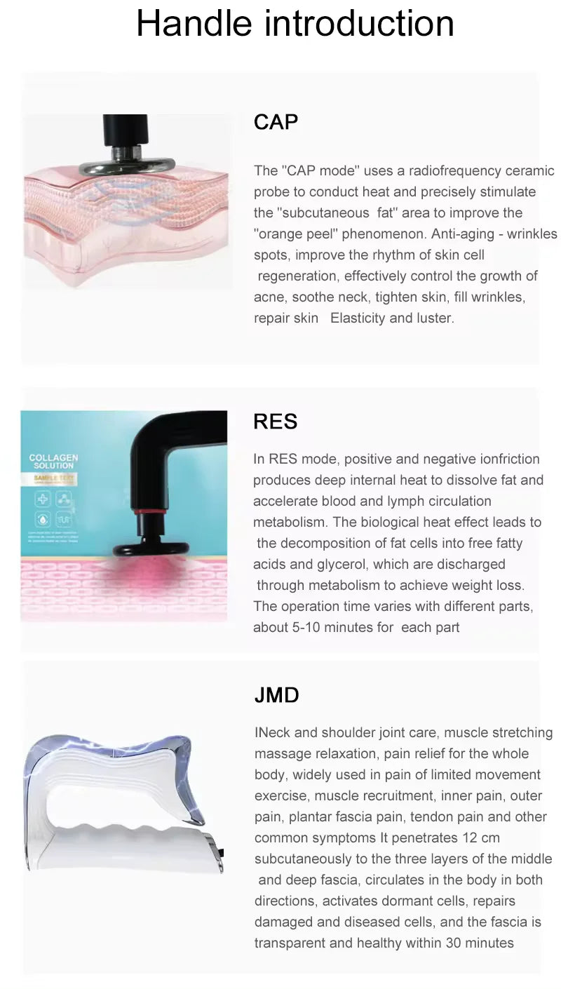 2025 448 kHz Weight Loss RET CET Thermal Energy Master Liposuction Fat Dissolution Lymphatic Thermal Therapy Body Contouring Ant