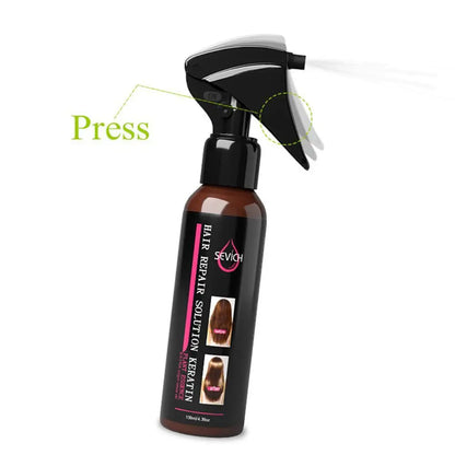 Keratin Hair Smoothing Spray Hair Conditioner Keratin Hair Treatment For Dyeing Damaged Anti-frizzle Soften Shiny Hair Care Oil