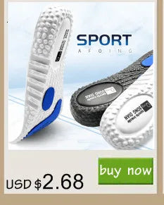 Silicon Gel Insoles Foot Care For Plantar Fasciitis Heel Spur Running Sport Insoles Shock Absorption Pads Arch Orthopedic Insole