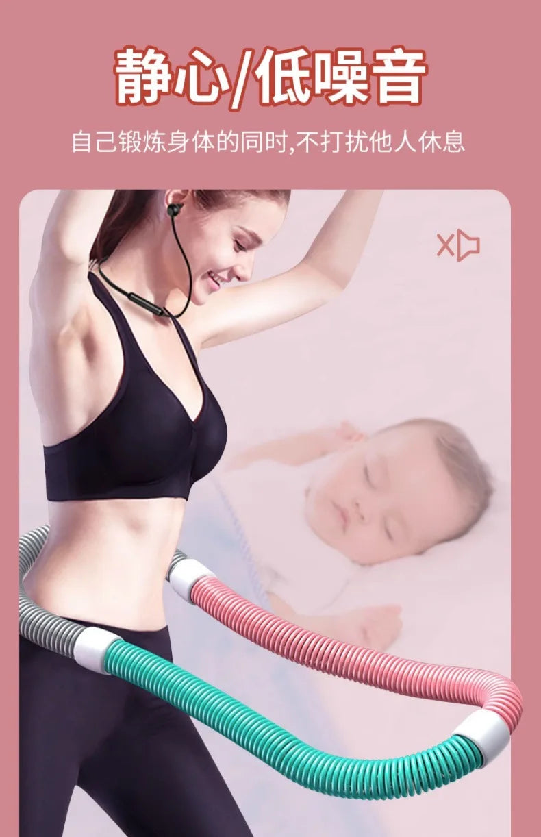 Soft Hula Hoop Weight Loss Special Thin Belly Belly Increase Does Not Hurt The Waist Folding Spring Adult Slimming Device