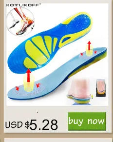 Silicon Gel Insoles Foot Care For Plantar Fasciitis Heel Spur Running Sport Insoles Shock Absorption Pads Arch Orthopedic Insole