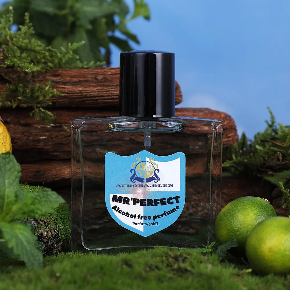 Men's Original Alcohol-Free Perfume Long Lasting Woody Notes Cedar Musk Amber Intense EDP Summer Deodorant Clothes Fragrance