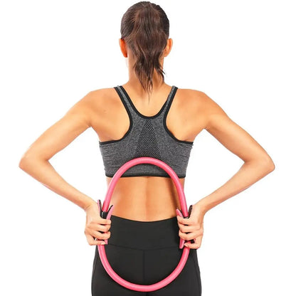 38cm Women Lose Weight Workout Sports Keep Fit Equipment Home Workout Pilates Ring Magic Circle Fitness Circles Yoga Circles