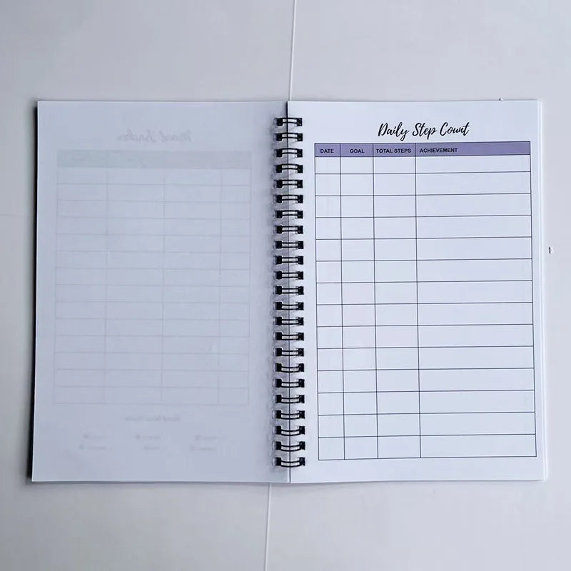 Bview Art Weight Loss Planner & Journal - Fitness Diet Tracker Notebook for Goal Setting, Healthy Lifestyle Organizer