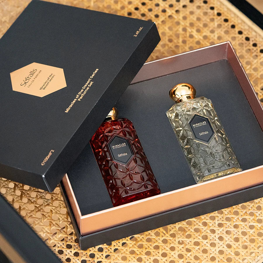 Séfralls Miracles 100ml*2pcs Long Lasting Pheromone Fragrance Perfume Cologne for Men and Women Light Cologne Fragrance