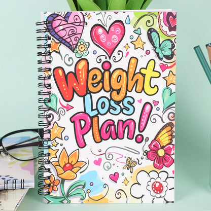 Weight loss diary: weight loss plan, daily activity tracker, Exercise diary, diet tracking, and goal setting exercise plan for f