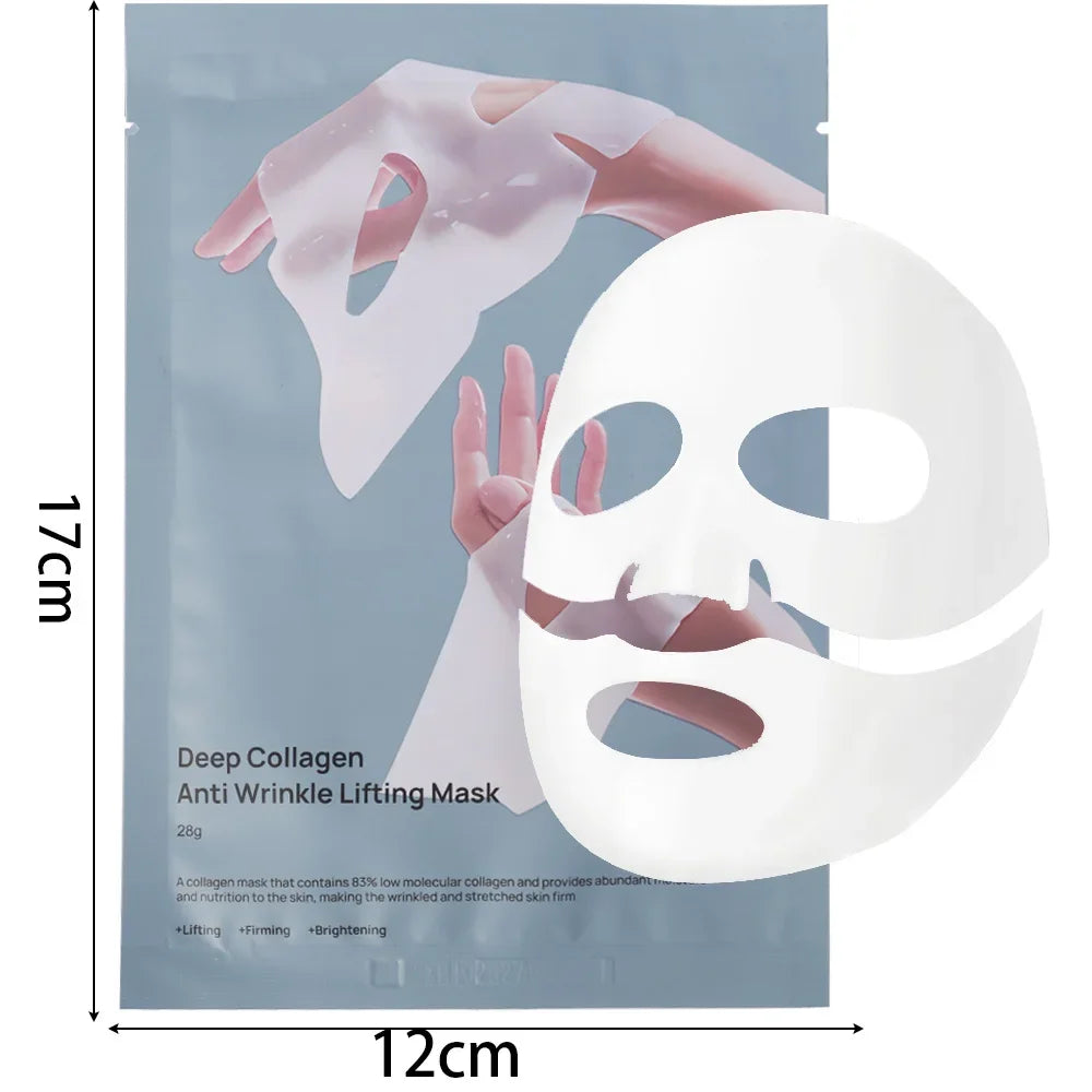 Collagen Face Mask Moisturizing Brightening Deep Hydration Overnight Mask Nourishing Refreshing Face Skin Care Bio Collagen Mask