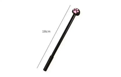 1 Pcs Lytwtw's Cartoon Cat Claw Paw Kawaii Cute School Supply Office Stationery Gel Pen Handles Creative sweet black cat lovely
