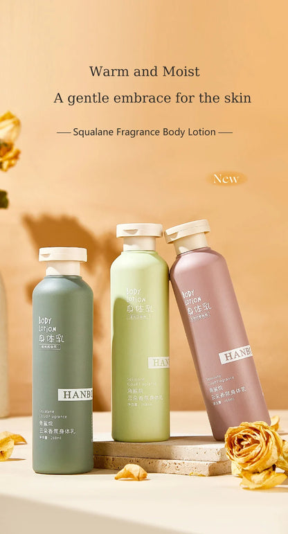Squalane Fragrance Body Lotion Mild Moisturizing Refreshing Non Greasy Perfume Flavor Skin Rejuvenating Body Lotion
