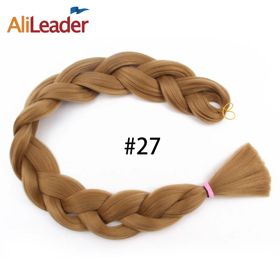 Super Long 165G 200cm Hair Synthetic Jumbo Braiding Hair Extension Heat Resistant Fiber African Ombre Jumbo Braid Hair Women