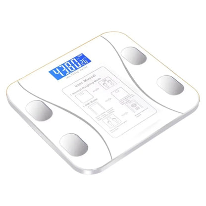 LED Display Smart Body Fat Scale Wireless Digital Measurement Bluetooth Body Fat Scale Digital Square Weight Loss Scale
