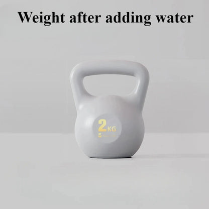 2-8KG Soft Water-filled Kettlebells Home Fitness Weight-bearing Kettlebell Sport Yoga Hip Deep Squat Weight Loss Exercise Equip
