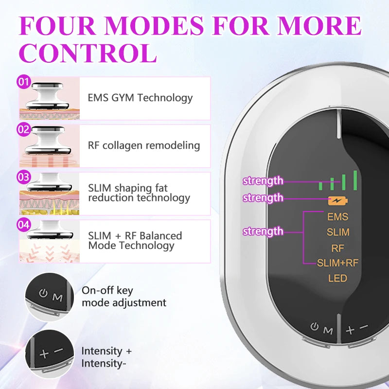 EMS Weight Loss Machine Slimming Fat Burner LED Phototherapy Equipment Body Weight Loss Fat Massager