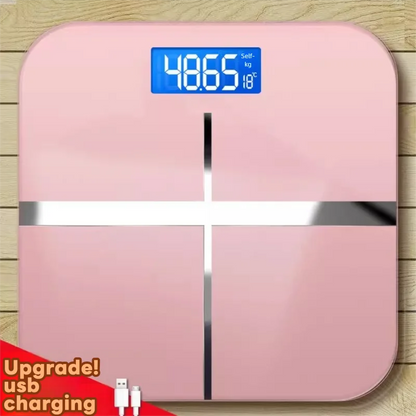 Weight Loss Weighing Device LED Display Smart Body Weight Scale USB Charging Precision Electronic Scale for Home Office Adult