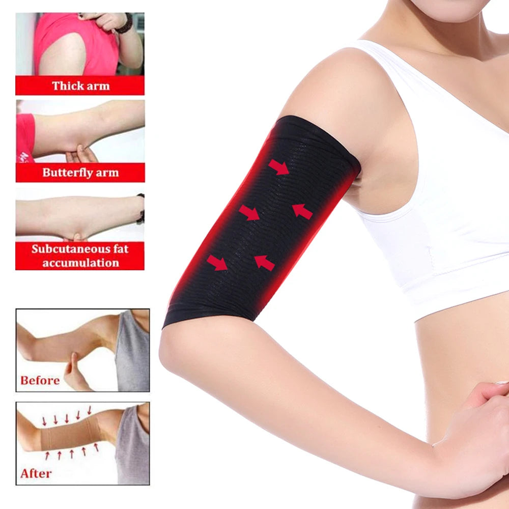 Arm Slimming Shaper Wrap,Arm Compression Sleeve Women Weight Loss Upper Arm Shaper Helps Lose Arm Fat Toneup Arm Shaping Sleeves