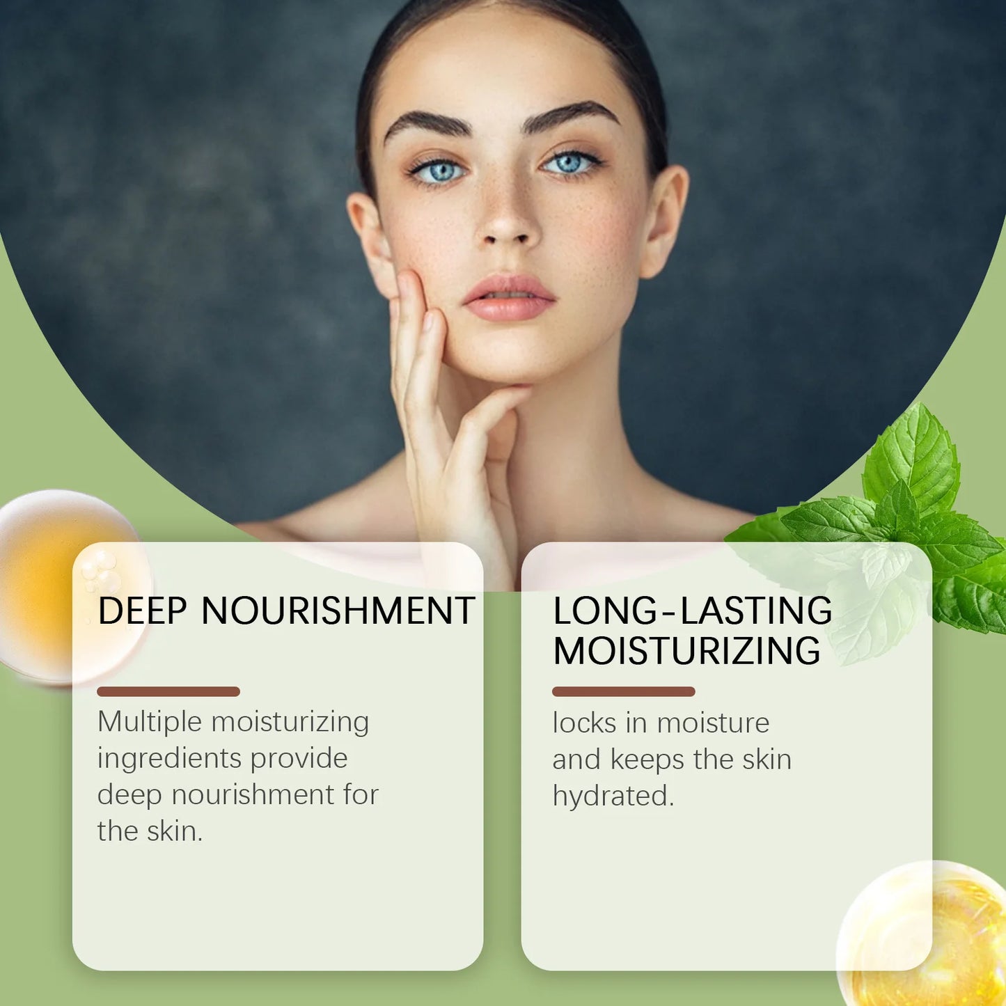 Pure Peppermint Essential Oil Facial Skin Care Body Massage Firming Hydrating Moisturizing Refreshing Aromatherapy Diffuser Oil