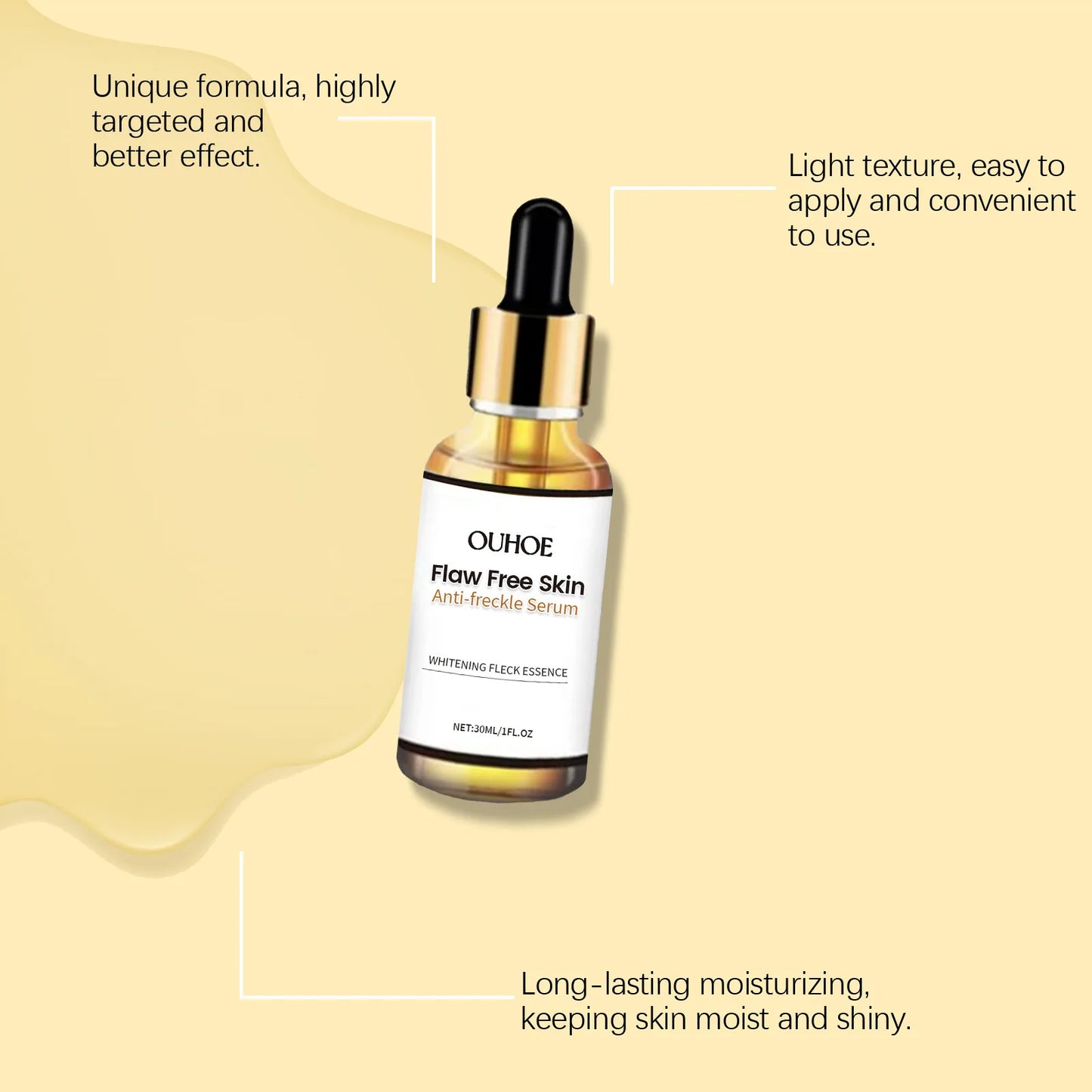 Collagen Anti Aging Serum Lift Firming Fade Fine Lines Remove Dark Spots Freckle Whitening Moisturizing Skin Restoration Essence