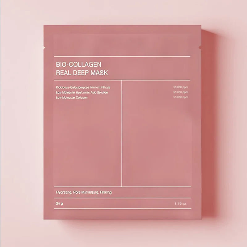 Collagen Mask Korean Facial Care Longlasting Deep Moisturizing Firming Smooth Skin Brightening Gentle Moisturizing Hydrogel Mask