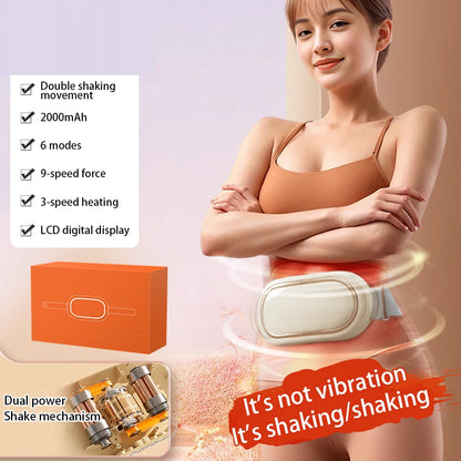 Lazy Fat Rejection Machine Weight Loss Shaking Machine Heated Massage Belt Weight Loss Device Thin Belly Abdominal Massager
