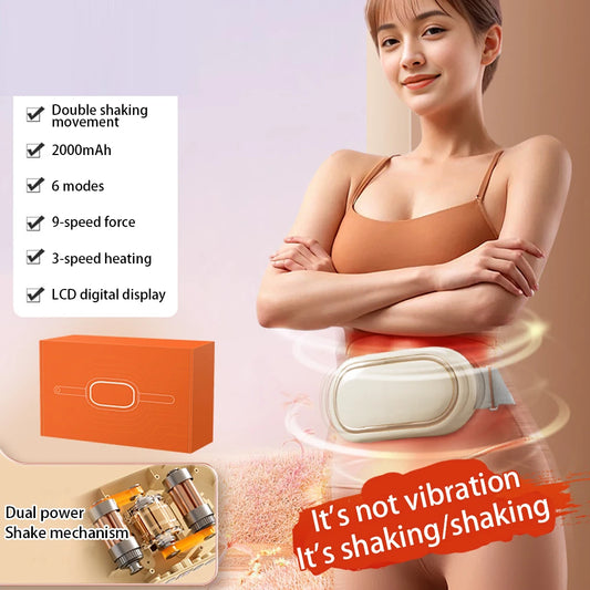 Lazy Fat Rejection Machine Weight Loss Shaking Machine Heated Massage Belt Weight Loss Device Thin Belly Abdominal Massager