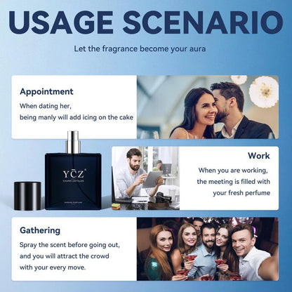 Perfumes Midnight Marine Eau De Parfum - Unisex 50ml Ocean Fresh Scent Premium Aromatic Woody Fragrance For Him & Her 2025