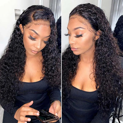Deep Wave 4 Bundles Deal 12A Brazilian Virgin Human Hair 100% Unprocessed Water Wave Curly Human Hair Extensions Loose Deep Wave