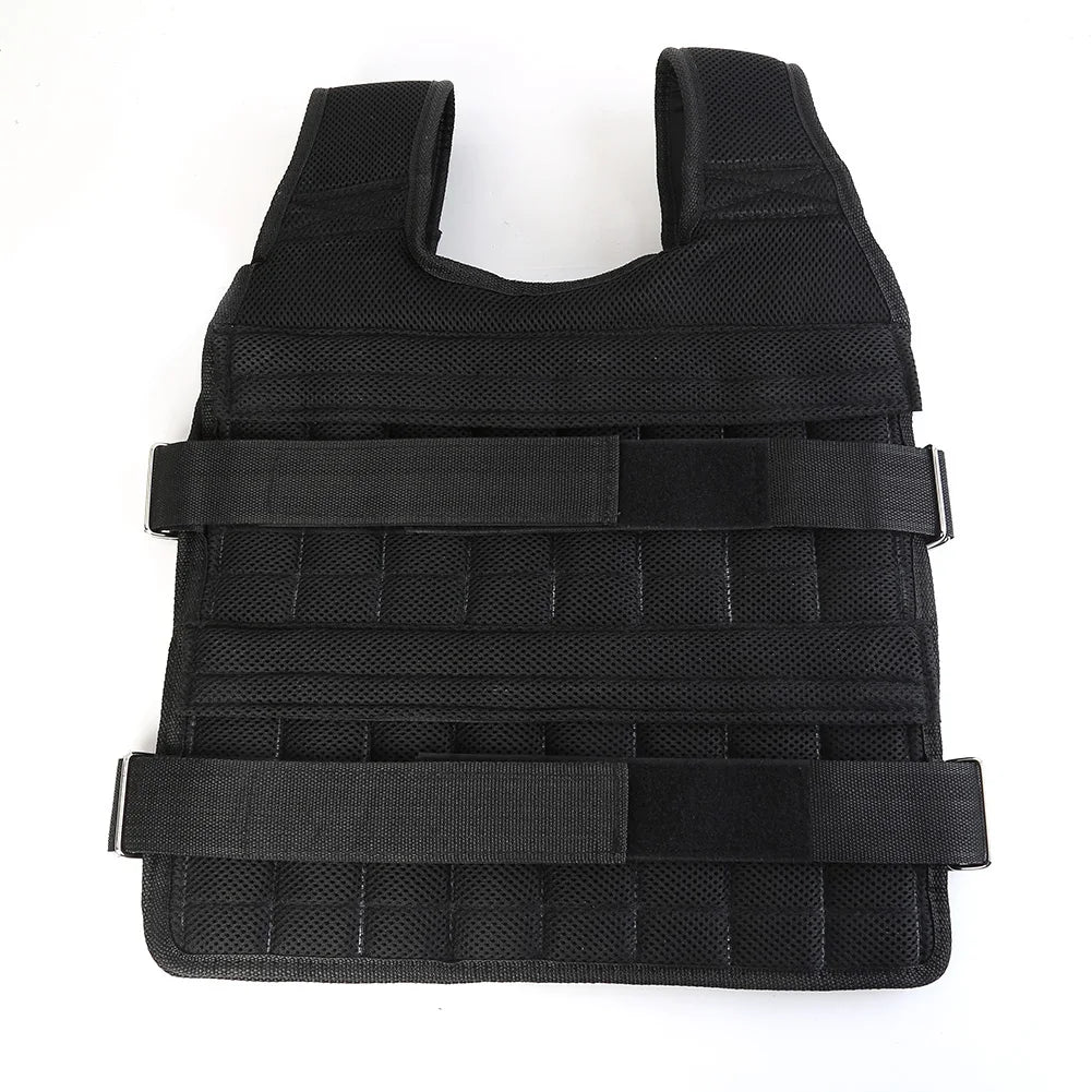 3/15/35kg Weight Vest Adjustable Workout Weight Jacket Weighted Exercise Vest for Boxing Training Workout Running Fitness