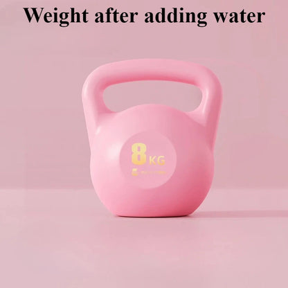 2-8KG Soft Water-filled Kettlebells Home Fitness Weight-bearing Kettlebell Sport Yoga Hip Deep Squat Weight Loss Exercise Equip