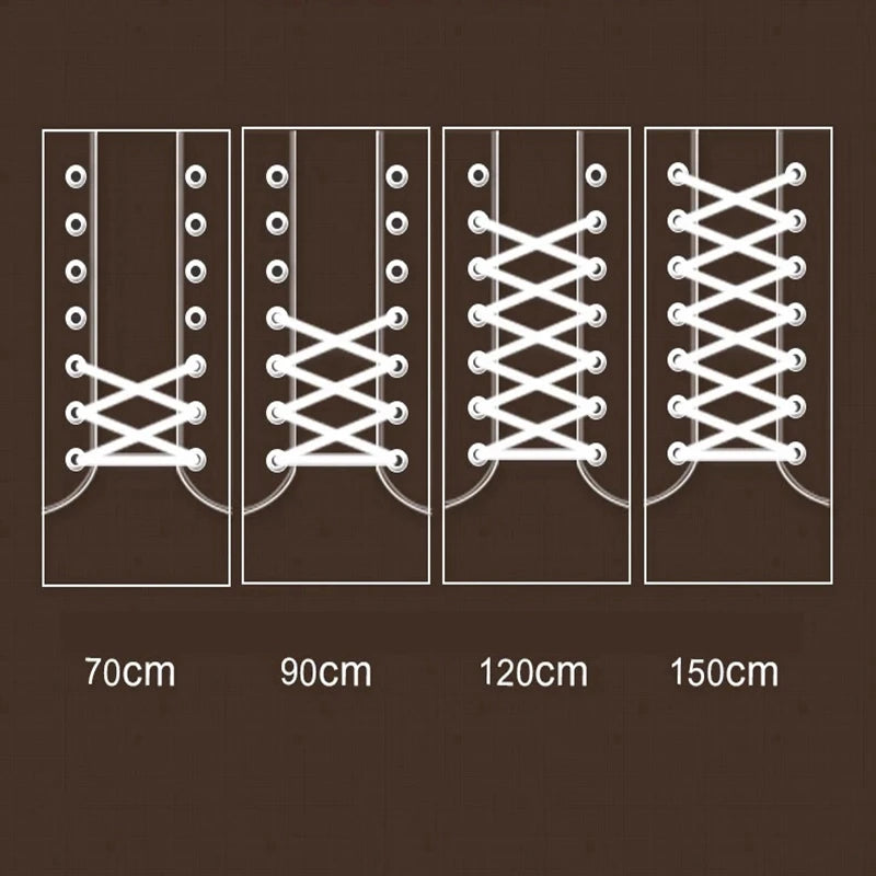 1Pair Round Solid Shoelaces Top Quality Polyester Shoes Lace Solid Classic Round Shoelace Sneakers Boots Shoes String YD-1
