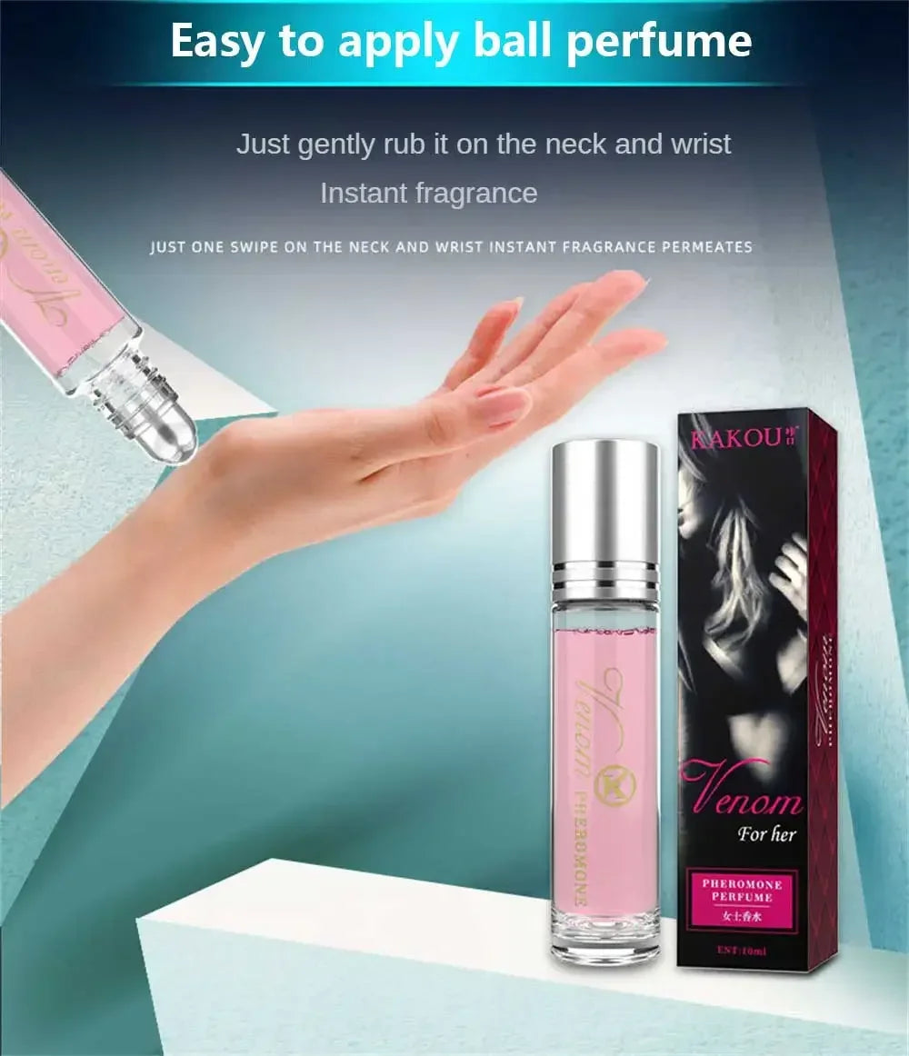 10ml roller perfume charming floral pheromone men's perfumes essential oil long-lasting fragrance to attract the opposite sex