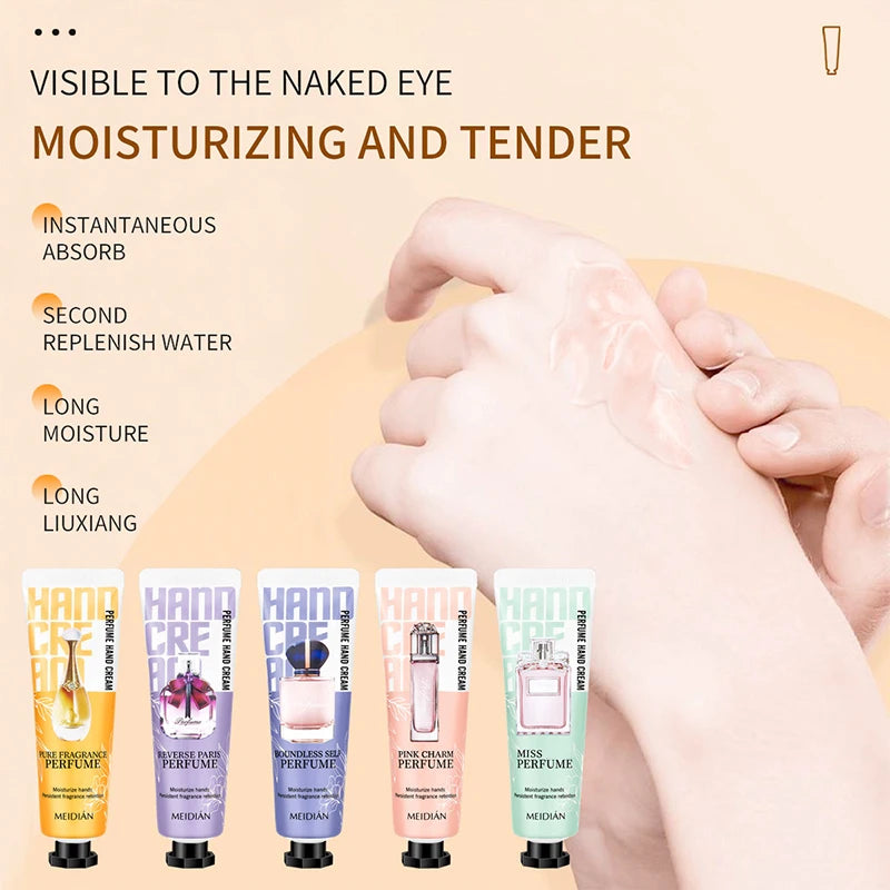 Perfume Hand Cream Set Moisturizing And Hydrating Long-lasting Fragrance Repair Anti-drying Smooth Hand Skin Hand Skin Care Set