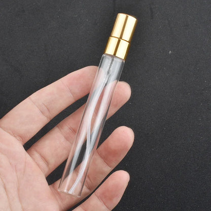 20PCS/LOT 3ML 5ML 10ML Mini Portable Colorful Glass Perfume Bottle With Aluminum Atomizer Empty Cosmetic Containers For Travel
