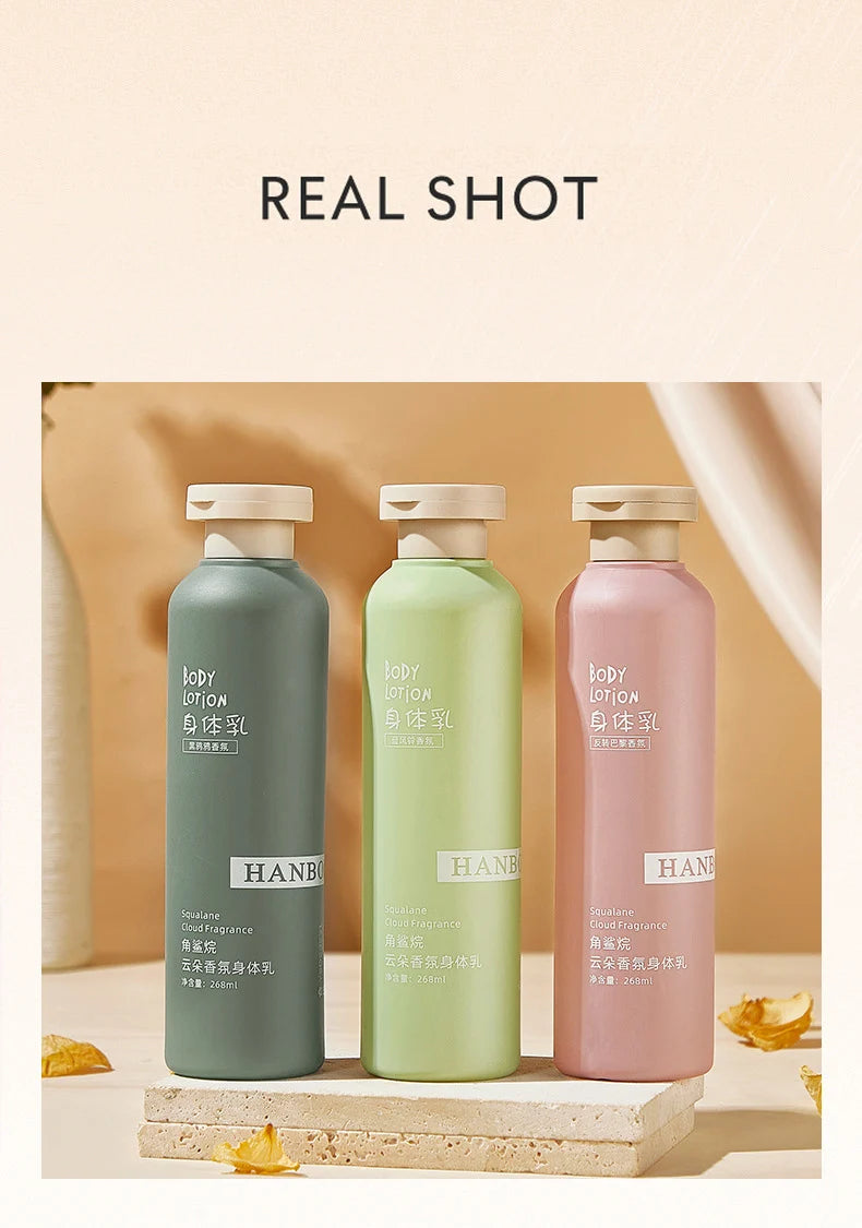 Squalane Fragrance Body Lotion Mild Moisturizing Refreshing Non Greasy Perfume Flavor Skin Rejuvenating Body Lotion