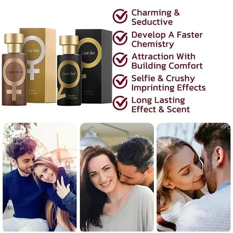 90ML Pheromone Seductive Perfume Of Man To Attract Woman Charming Fragrance Women Flirting Dating Scent Long Lasting Body Spray