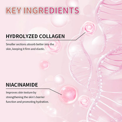 Collagen Jelly Cream Improving Skin Elasticity Tightening Soothing Moisturizing Anti-Aging Firmness Hydration Skincare Face Gel