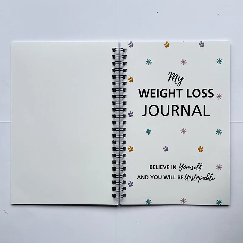 Bview Art Weight Loss Planner & Journal - Fitness Diet Tracker Notebook for Goal Setting, Healthy Lifestyle Organizer