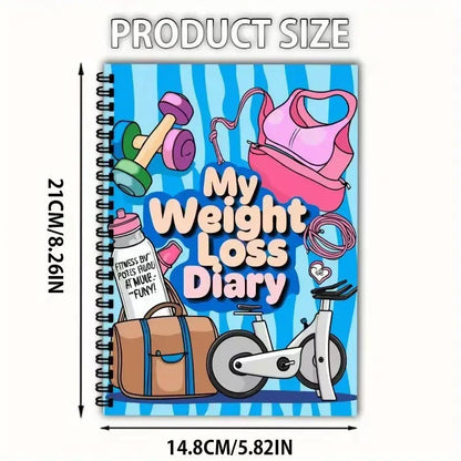 Weight Loss Plan Book My Weight Loss Diary 12 Weeks Fitness Journal Progressive Goal Setting Monthly Planner Health