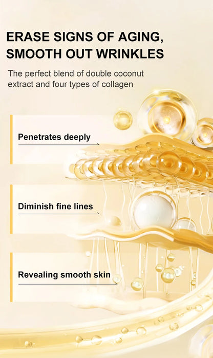 Collagen Face Serum Anti Wrinkle Whitening Hyaluronic Acid Serum Lifting Firming Anti Aging Facial Skin Care Beauty Cosmetics