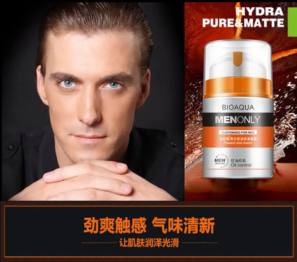 BIOAQUA Brand Men Skin Care Deep Hydrating Moisturizing Oil-control Face Cream Firming Day Cream 50g Men's Skin Care Products