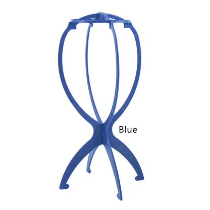 1PC Colorful Ajustable Wig Stands Plastic Hat Display Wig Head Holders 16.5x34cm Mannequin Head/Stand Portable Folding Wig Stand