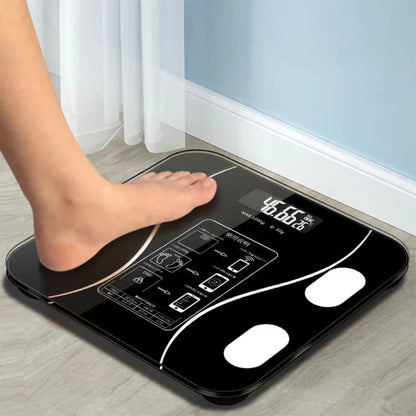 Body fat scales for weight loss, precise intelligent weighing and measuring fat electronic scales for men and women, Bluetooth