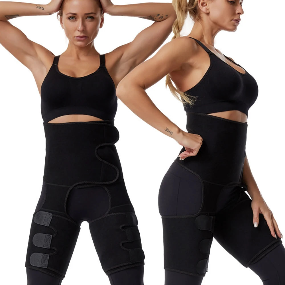 Waist Trainer for Women,3 In 1 Waist Thigh Trimmer and Weight Loss for Workout,Body Shaper Weight Loss Butt Lifter Waist Trainer