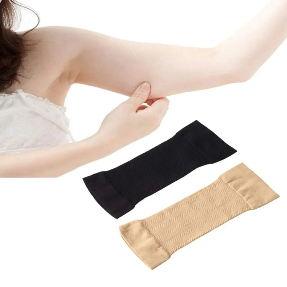 2pcs Arm Sleeve Weight Loss Calories Off Slim Slimming Arm Shaper Massager Sleeve Wrap Weight Loss Fat Burning Running Arm Cover