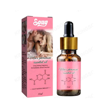 Men's Pheromone Essential Oil Long Lasting Natural Refreshing Body Essence Fragrance Attracts Women Into Fragrances 10ml